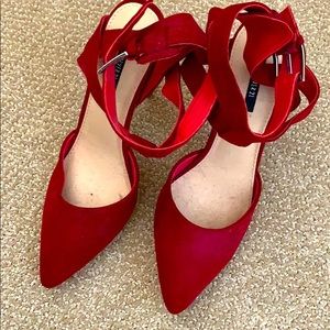 Forever 21 red suedes